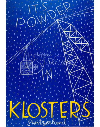 IT'S POWDER IN KLOSTERS (Print)