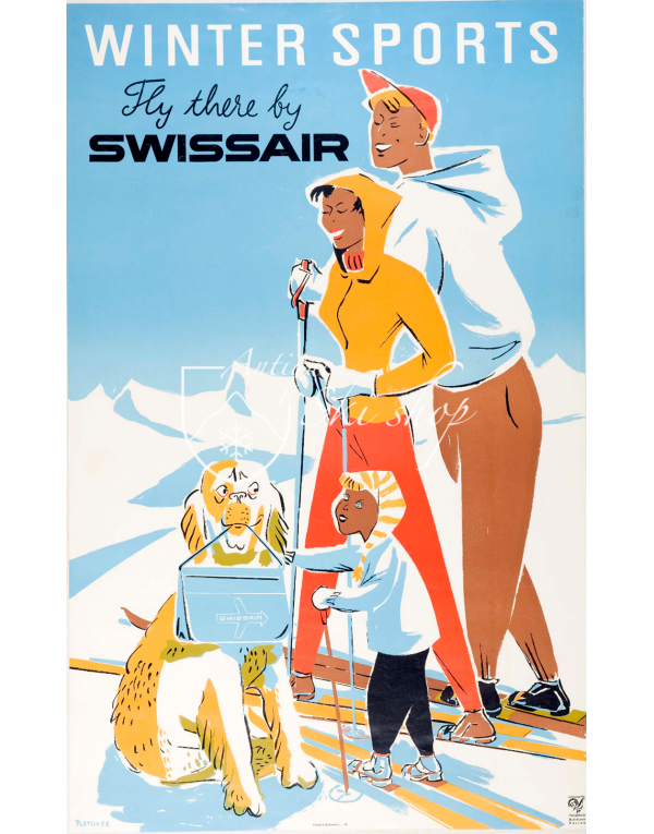 WINTER SPORTS - SWISSAIR (Print) WINTER SPORTS - SWISSAIR (Print)