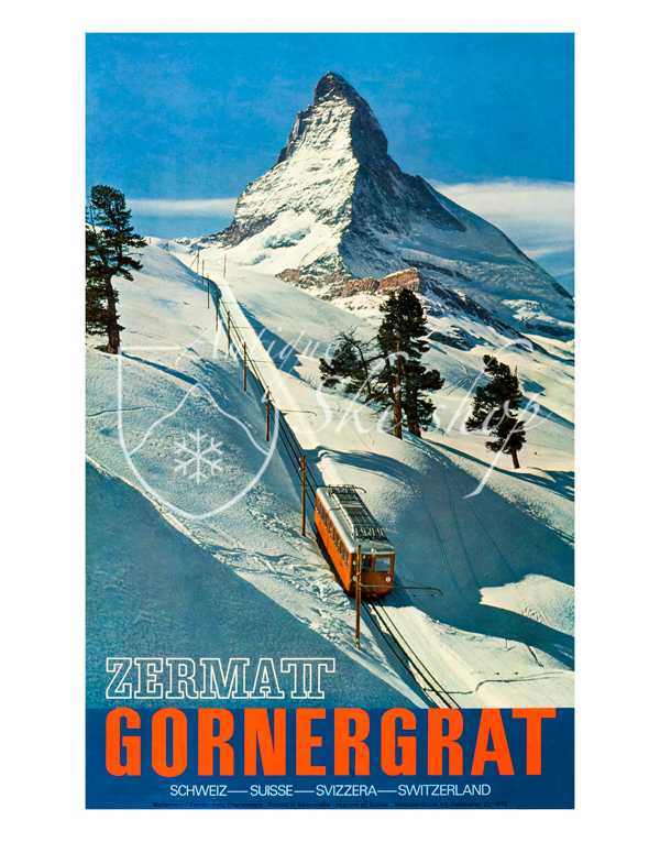 ZERMATT - GORNERGRAT (Print) ZERMATT - GORNERGRAT (Print)