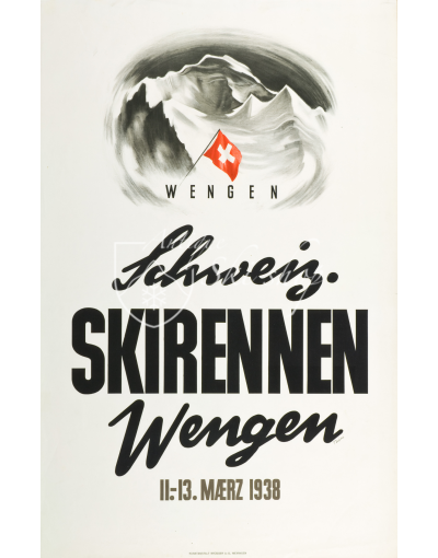 WENGEN 1938 : SKIRENNEN
