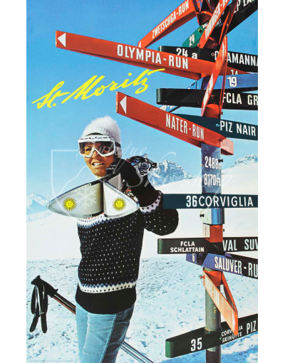 ST. MORITZ "SIGN POST"