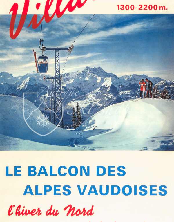 VILLARS (Le Balcon des Alpes Vaudoise) Print VILLARS (Le Balcon des Alpes Vaudoise) Print