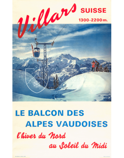 VILLARS (Le Balcon des Alpes Vaudoise) Print