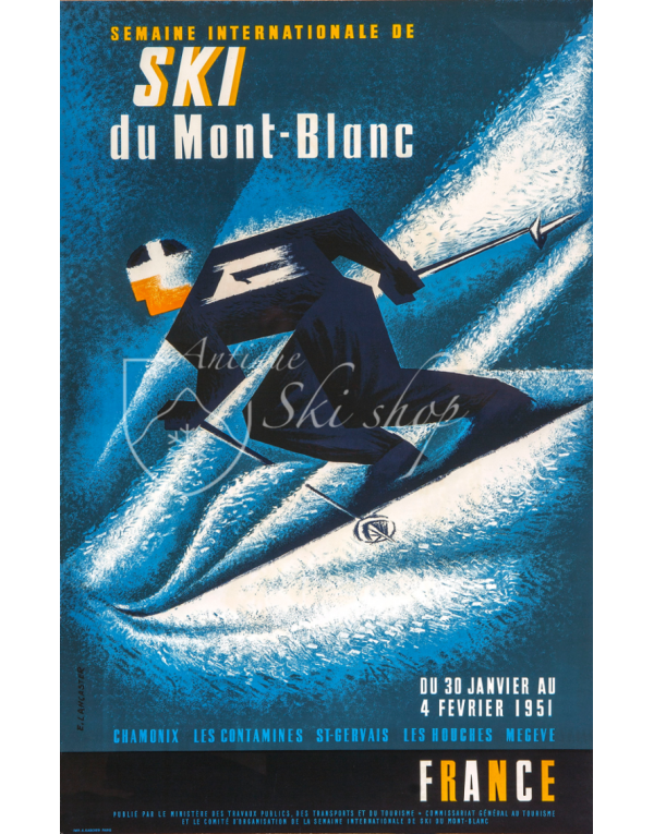 INTERNATIONAL SKI WEEK 1951 MONT BLANC - CHAMONIX INTERNATIONAL SKI WEEK 1951 MONT BLANC - CHAMONIX