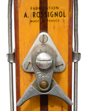 Vintage Rossignol Hickory Skis (Unrestored)