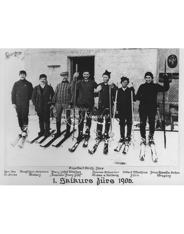 Vintage Ski Photo First Ski Lesson Vintage Ski Photo First Ski Lesson