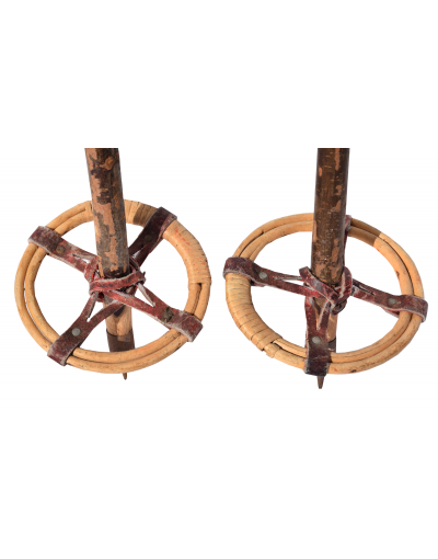 1940's Hickory Ski Poles