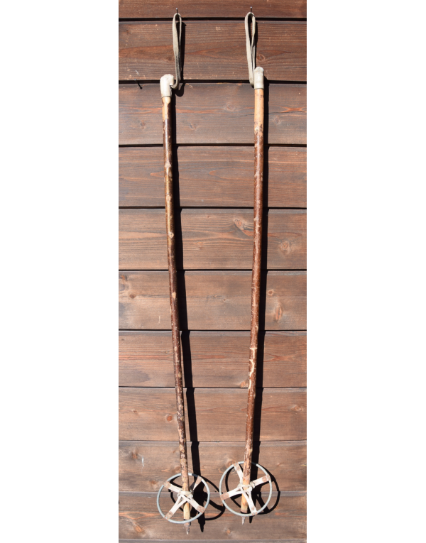 Vintage Hickory Ski Poles Vintage Hickory Ski Poles