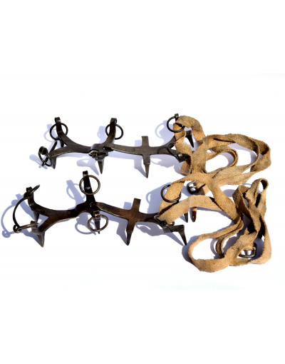 Vintage "Prima" climbing crampons (Made in Switzerland)