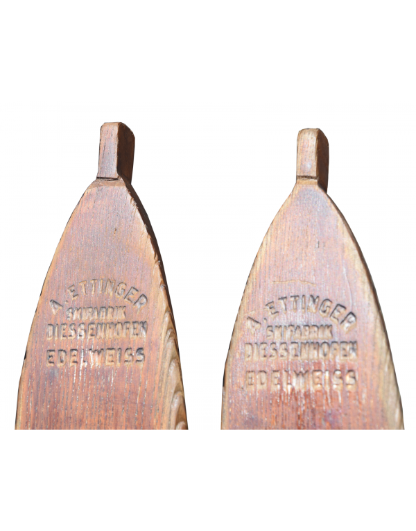 Vintage Swiss A. ETTINGER "EDELWEISS" Skis Vintage Swiss A. ETTINGER "EDELWEISS" Skis