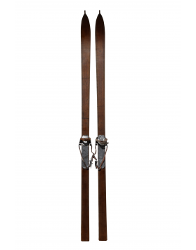 Vintage Swiss A. ETTINGER "EDELWEISS" Skis