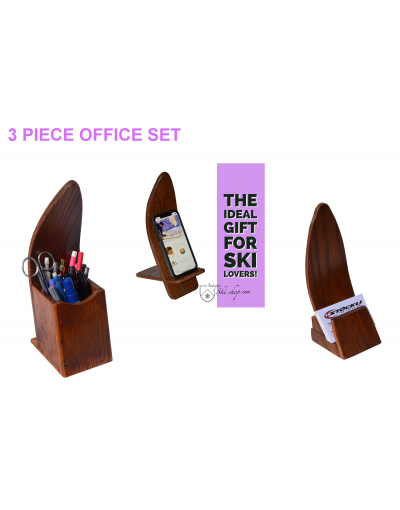 3 Piece "Vintage Ski" Office set