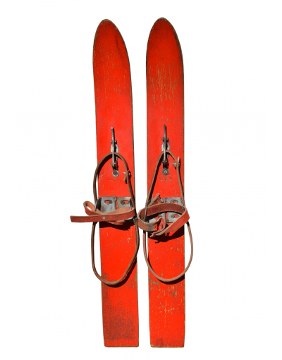Vintage children "First Skis"