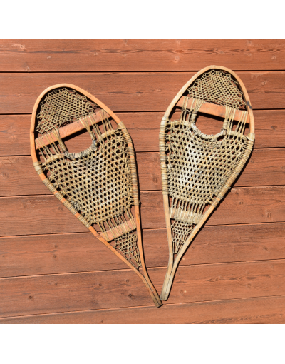 Vintage Canadian Snowshoes / Raquettes a neige Vintage / Vintage Schneeschuhe
