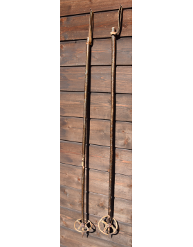 Vintage Hickory Ski Poles