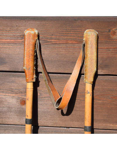 1940's Vintage Bamboo Ski...