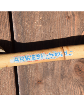 1950's Vintage "ARWESI SPORT" Bamboo Ski Poles