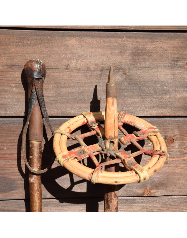 1940's Antique Ski Poles 1940's Antique Ski Poles