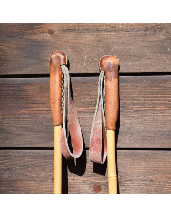 1940's Antique Bamboo Ski Poles 1940's Antique Bamboo Ski Poles