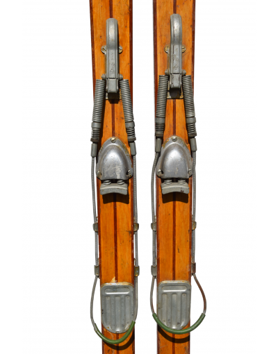 Vintage Rossignol "Derby" Hickory Skis (Unrestored)