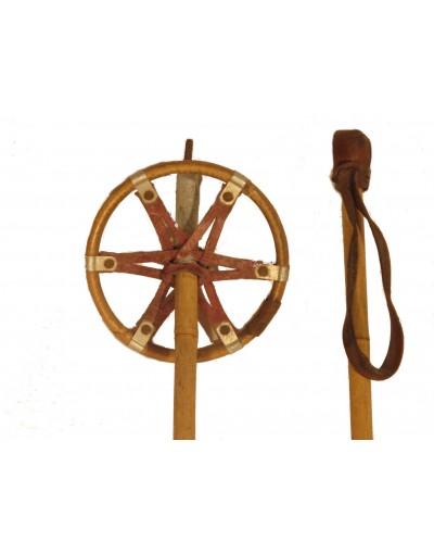 Antique ski poles