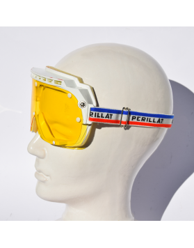 Vintage Solar Ski Goggles "Guy Perillat"
