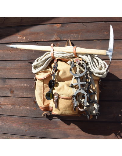 Vintage Swiss Mountaineering Rucksack & Climbing Gear