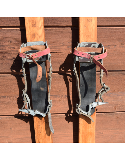 Vintage Children Skis & Poles