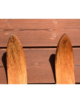 Vintage Children Skis & Poles