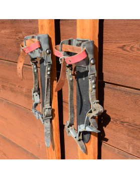 Vintage Children Skis & Poles
