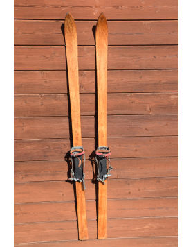 Vintage Children Skis & Poles