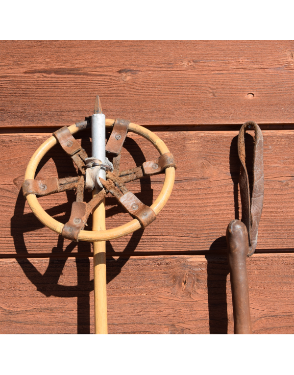 Vintage Bamboo Ski Poles Vintage Bamboo Ski Poles