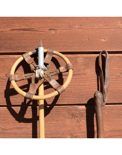 Vintage Bamboo Ski Poles