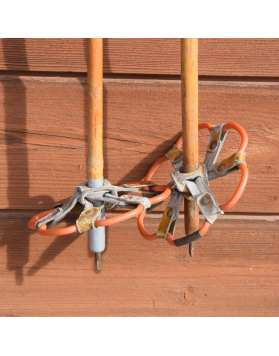 1950's Vintage Bamboo Ski Poles