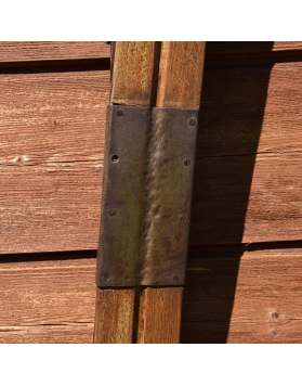 Classic "Ridge Top" Antique Skis & Hickory Poles