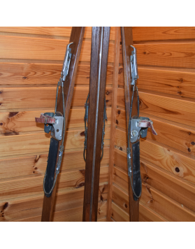 Antique Ski Floor Lamp / Lampadaire Ski / Ski Stehleuchte