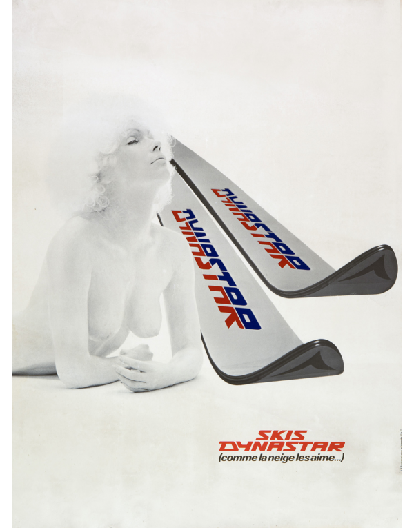 Vintage ski poster - Ski Dynastar "Comme La Neige Les Aime..." Vintage ski poster - Ski Dynastar "Comme La Neige Les Aime..."