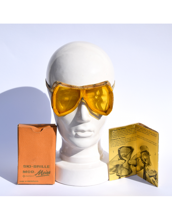 Antique Swiss "MEISS" Ski Goggles Antique Swiss "MEISS" Ski Goggles