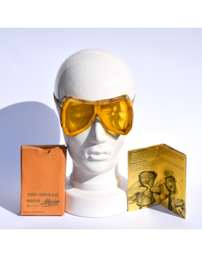 Antique Swiss "MEISS" Ski Goggles
