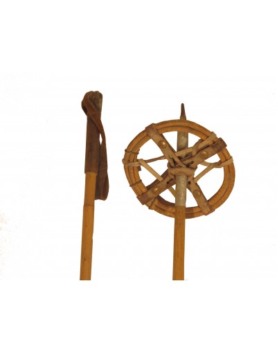 Antique ski poles