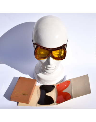Antique Swiss "MEISS" Ski Goggles