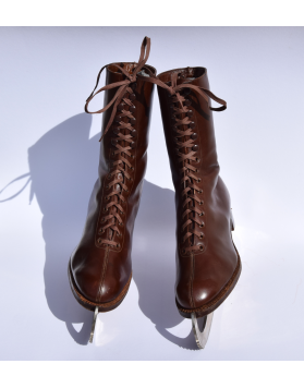 ANTIQUE 1930'S - 40'S WOMAN'S BALLY ICE SKATES