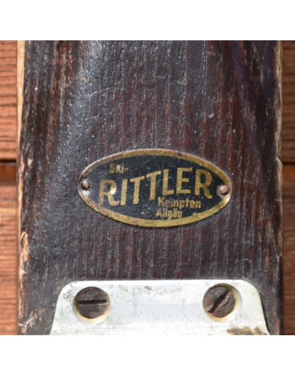 1940's Vintage "Rittler" wooden skis 1940's Vintage "Rittler" wooden skis