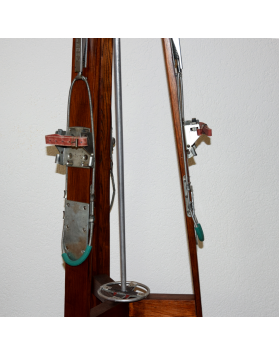 Antique Ski Floor Lamp / Lampadaire Ski / Ski Stehleuchte