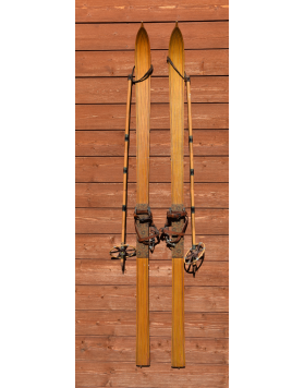 Vintage Swiss  Staub's "TÖDI" Skis