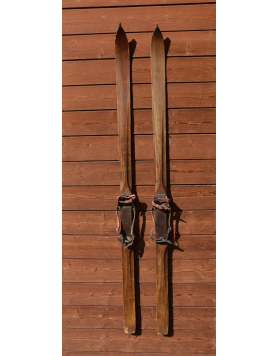 Antique Swiss "FREY" Skis