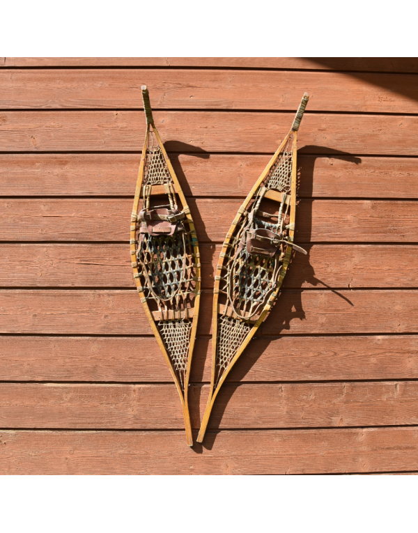 Antique "OJIBWE"" Snowshoes Antique "OJIBWE"" Snowshoes