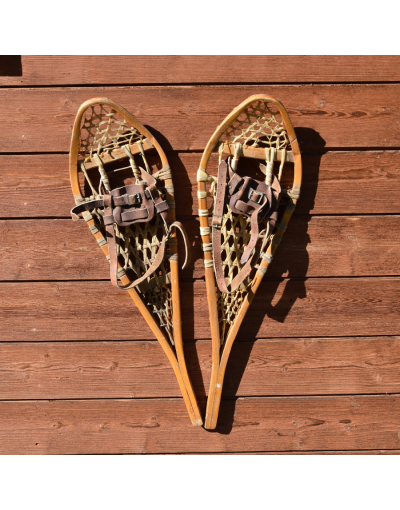 Antique Child "GROS LOUIS" Huron Snowshoes