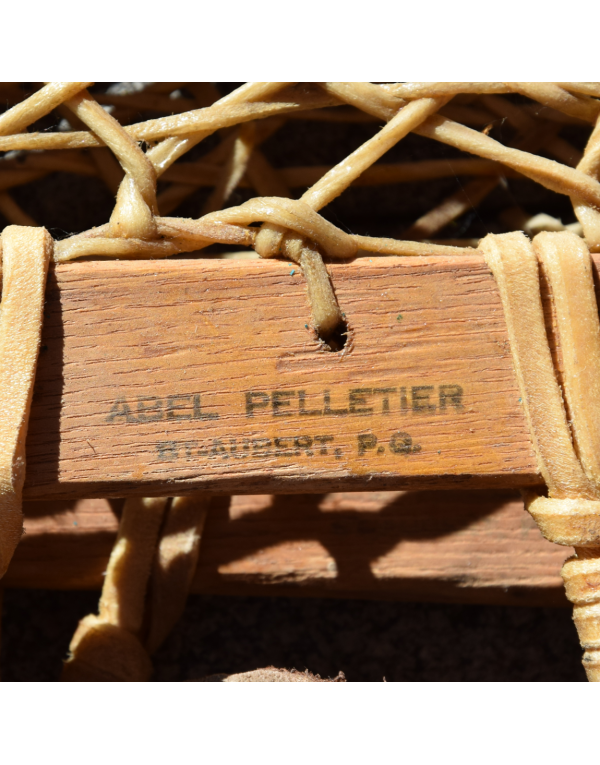 Vintage Canadian "ABEL PELLETIER" Bear Paw Snowshoes Vintage Canadian "ABEL PELLETIER" Bear Paw Snowshoes