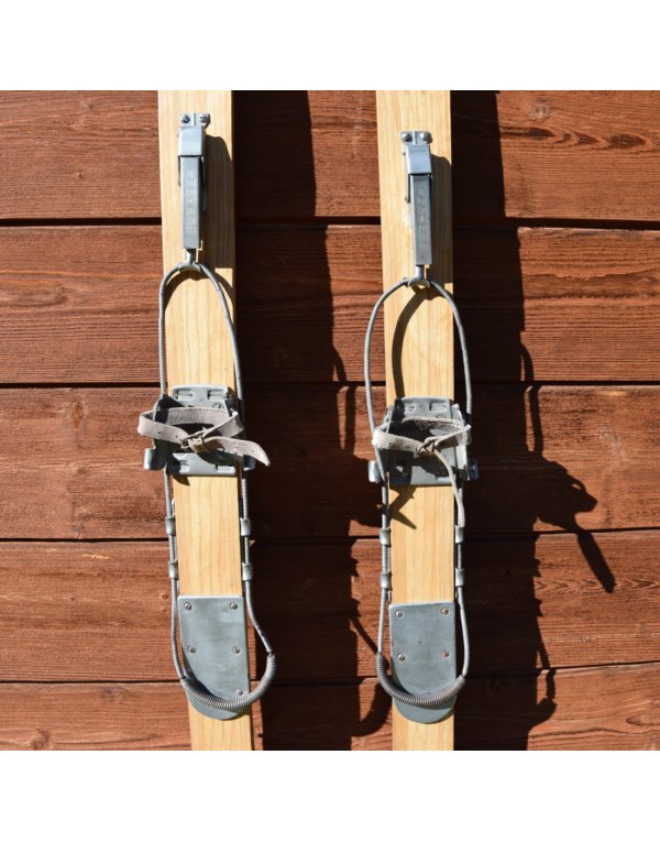 1950'S Antique Children Skis (Restored) 1950'S Antique Children Skis (Restored)